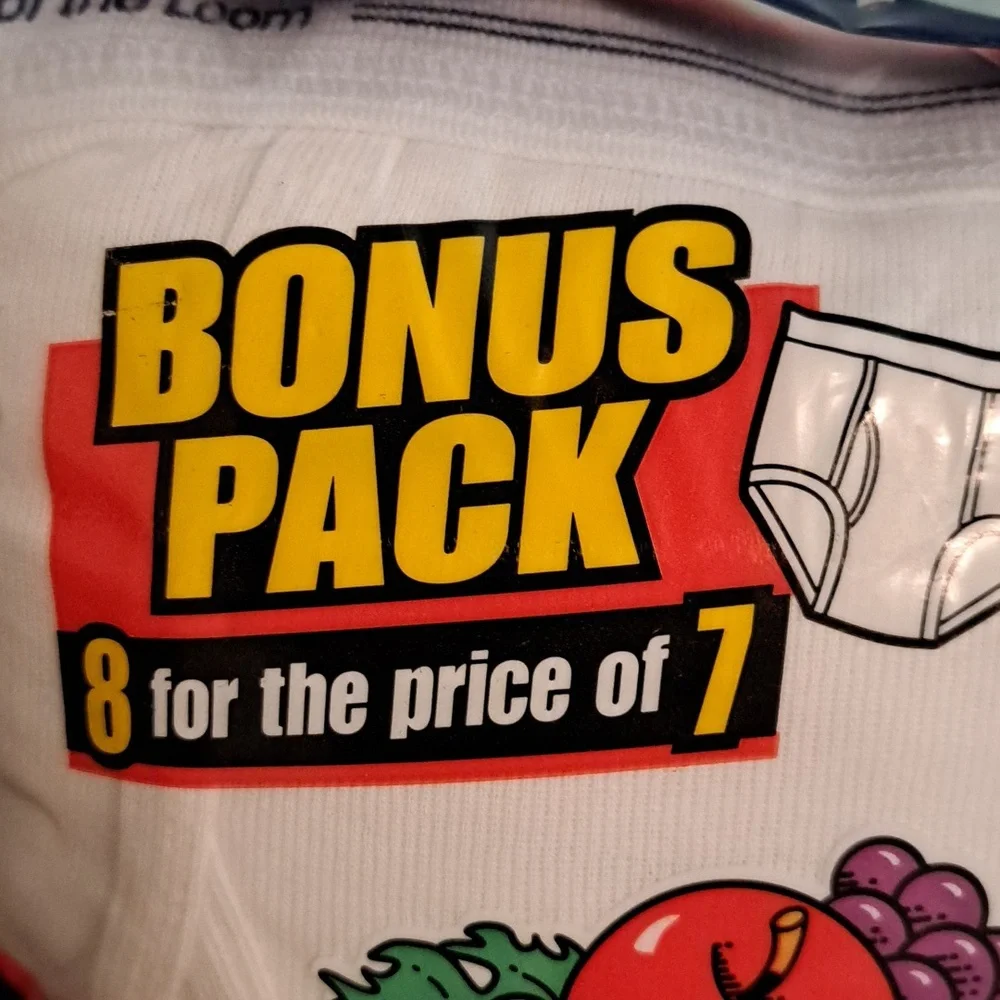 Bonus Pack Mens Briefs XL Fruit Of The Loom - Picture 2 of 4